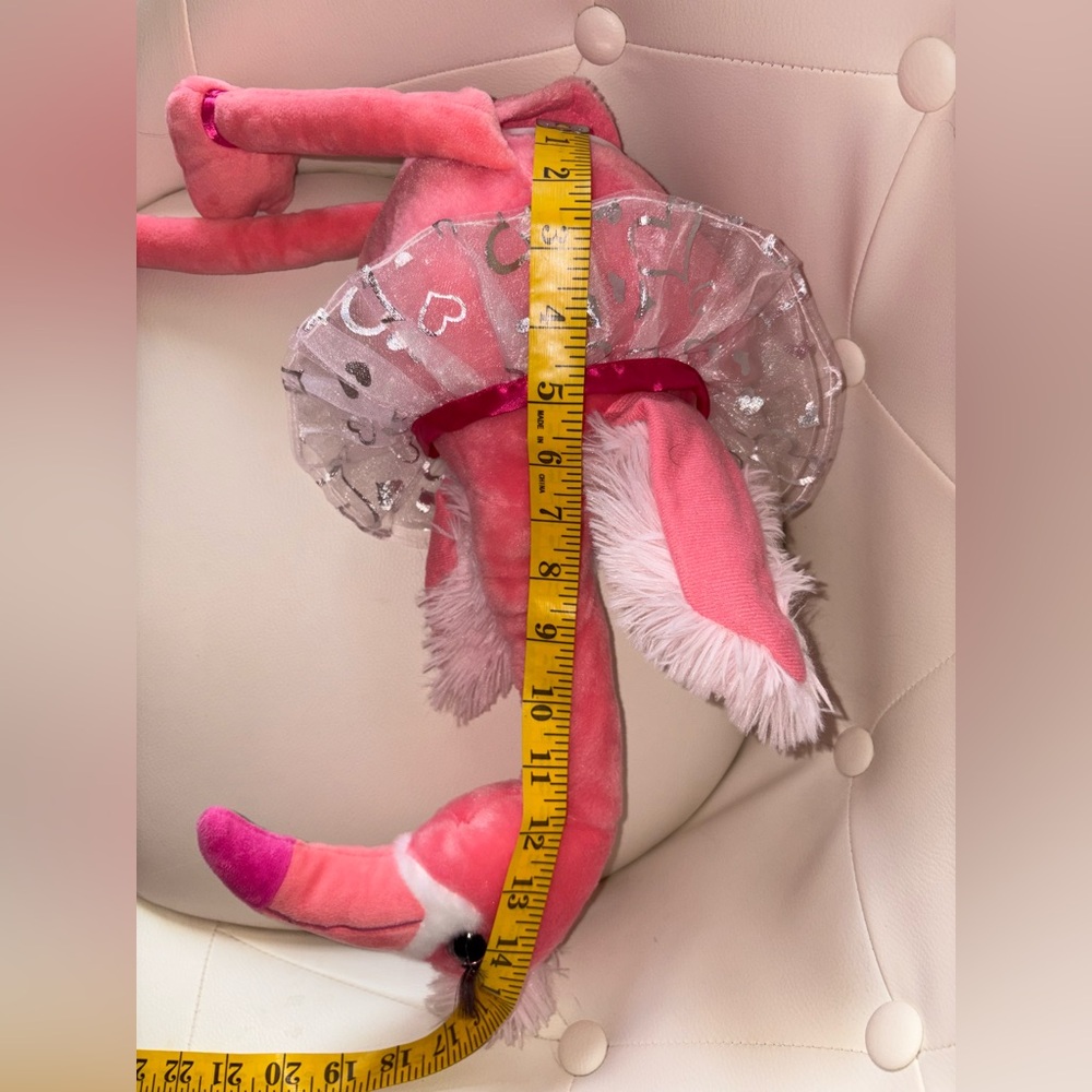 Pink Flamingo Dancing Plush Toy with Tutu Watch Video - Picture 11 of 16